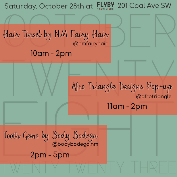 NM Fairy Hair, Afro Triangle, and Body Bodega at Flyby!