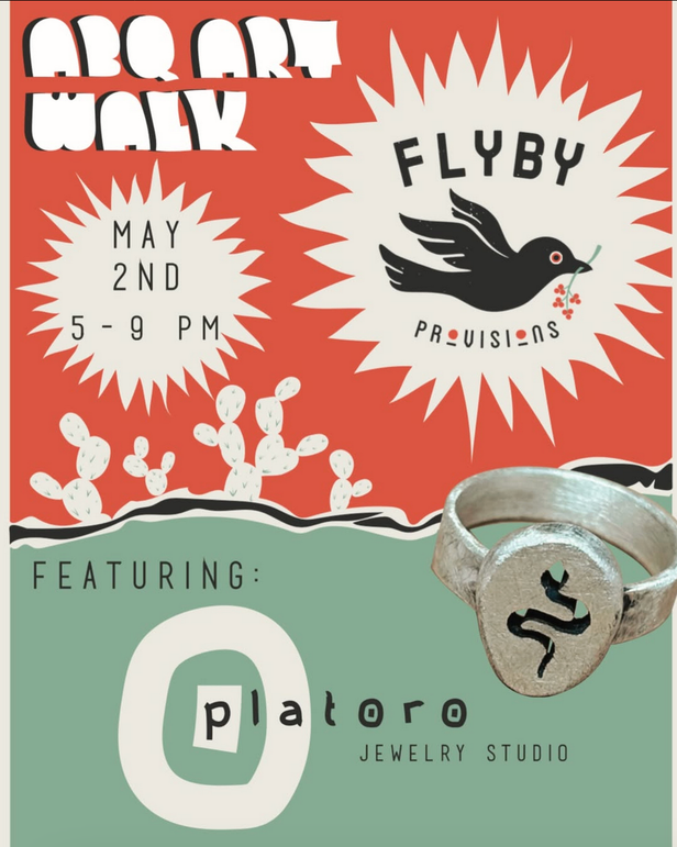 Flyby X PLATORO First Friday, May 2nd, 5 - 9 PM