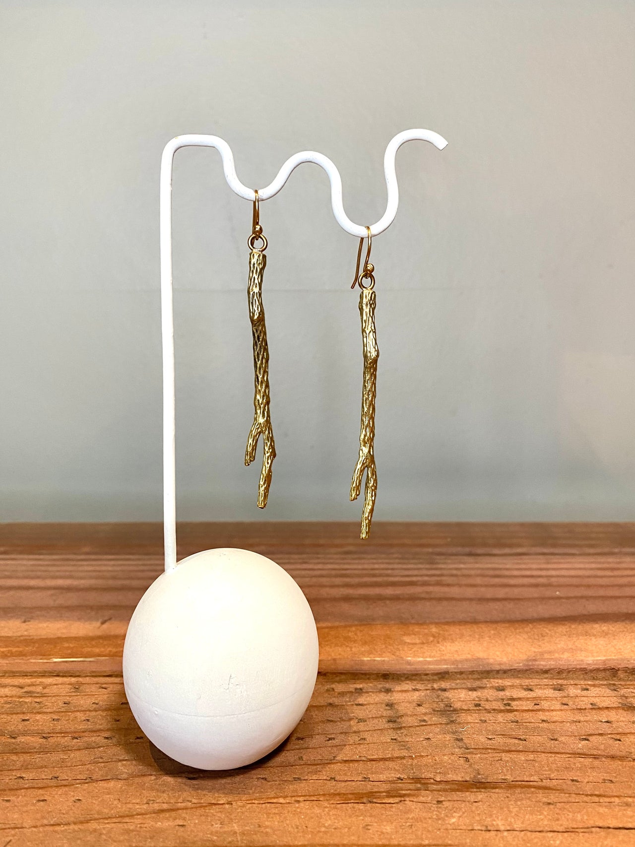 Sonambulo - Brass Cholla Earrings