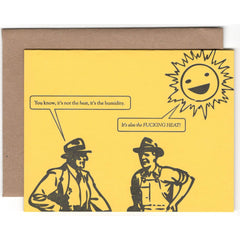 Power & Light Press - Greeting Card - Fucking Heat
