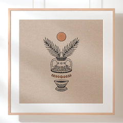 Caroline Clark - Moon Vase (12" x 12")