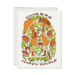 Red Cap Cards - Greeting Card - Cheers to the Happy Couple