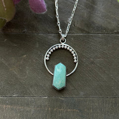 One Seed Design - Stone Mountain Turquoise Necklace - FB011