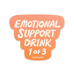 Odd Daughter - Sticker - Emotional Support Drink