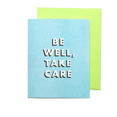 Next Chapter - Be Well Take Care Greeting Card