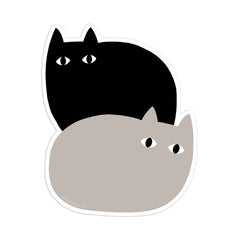 Worthwhile Paper - Die Cut Sticker - Loaf Cats