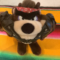 Flyby Provisions - Vintage Toys - 1992 Tasmania Devil Motorcycle Plushie