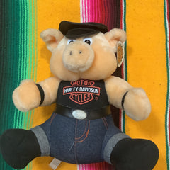 Flyby Provisions - Vintage Toys - 90s Harley-Davidson Pig Plushie
