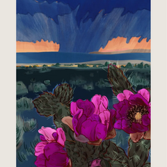 Fenn Fire Studio - Postcards - Cactus Monsoon