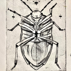 Aaroneous Arts - “All Seeing Stink Bug” Art Print 5x6