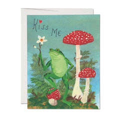Red Cap Cards - Greeting Card - Kiss Me