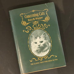 Flyby - Vintage Book - “Concerning Cats”, Helen M. Winslow
