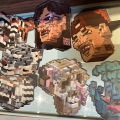 Travis Bruce Black - Voxel Stickers