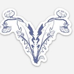 Fenn Fire Studio - Sticker - Flower Ovaries (blue)