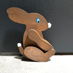 Flyby Provisions - Vintage Kids Hand-Painted Rabbit