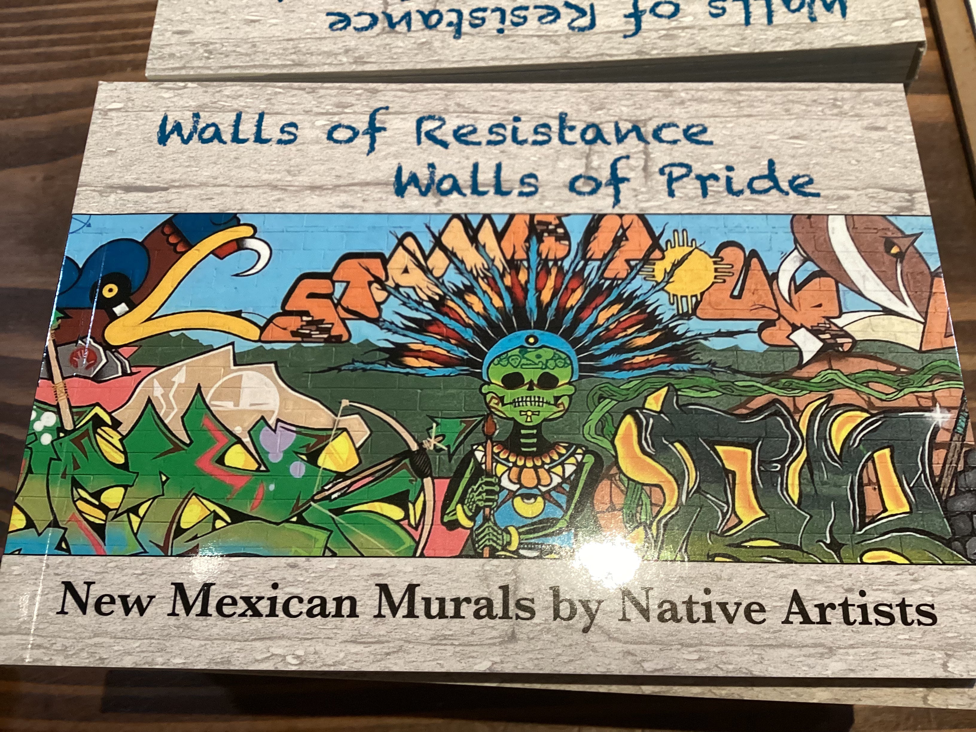 Book of postcards Walls of Resistance, Walls of Pride New Mexican