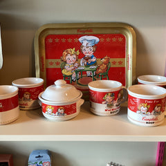 Flyby Provisions - Vintage - Campbells Soup 7 Piece Set