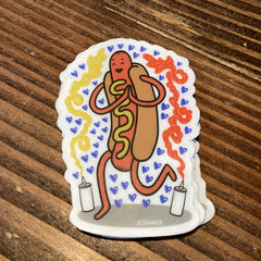 JESHAKA - Sticker - Ketchup and Mustard Love