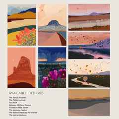 Fenn Fire Studio - Postcards - Assorted Landscapes set