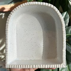 Ceramics by Marissa Wood - Speekled arch nicho