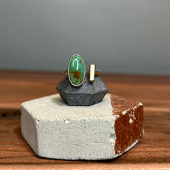One Seed Design - King’s Manassa Turquoise Sterling Silver Ring - FB008