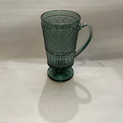 Flyby - Vintage Glassware - Green Toddy Glass