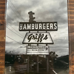 Mark Wade - 5x7 Photo Print - Griff's Hamburgers (Black & White)