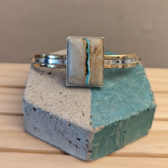 One Seed Design -Royston Ribbon Turquoise Bracelet