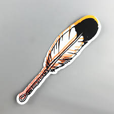 Metal- Sticker - Feather