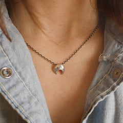 Horsethief - Lunita Necklace - Sterling Silver