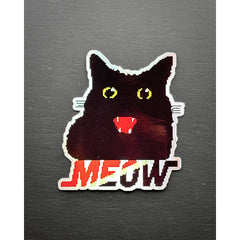 Mobius Theory - Sticker - Holographic Meow Pixel