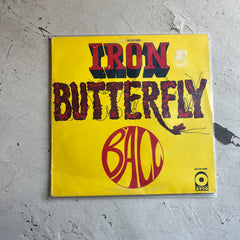 Flyby Provisions- Vintage Vinyl Record- "Iron Butterfly Ball"