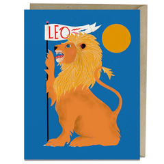 Lisa Congdon - Greeting Card - Leo