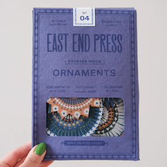 East End Press s- Stars Wooden Ornaments