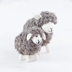 Winding Road - Large Brown Felt Sheep