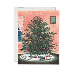 Red Cap Cards - HOLIDAY Greeting Card - Tis the Season