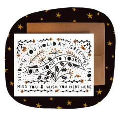 Rani Ban - HOLIDAY Greeting Card - sending you holiday greetings