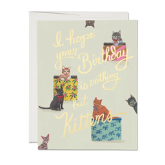 Red Cap Cards - Greeting Card - Nothing But Kittens Birthday