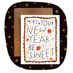 Rani Ban - Greeting Card - May your new year be sweet