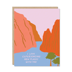 Odd Daughter - I Love Experiencing New Places With You Greeting Card