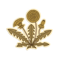 Worthwhile Paper - Die Cut Sticker - Dandelion