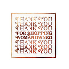 Boss Dotty - Thank You for Your Support Pin