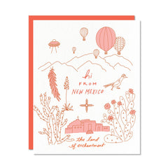 Odd Daughter - Greeting Card - Hi From New Mexico