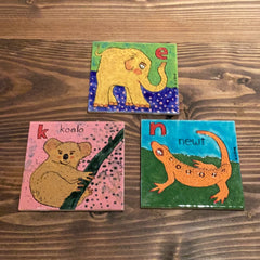 Leslie Long - Painted Tiles