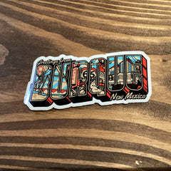 Yaudi XYZ - Greetings From Burque Sticker
