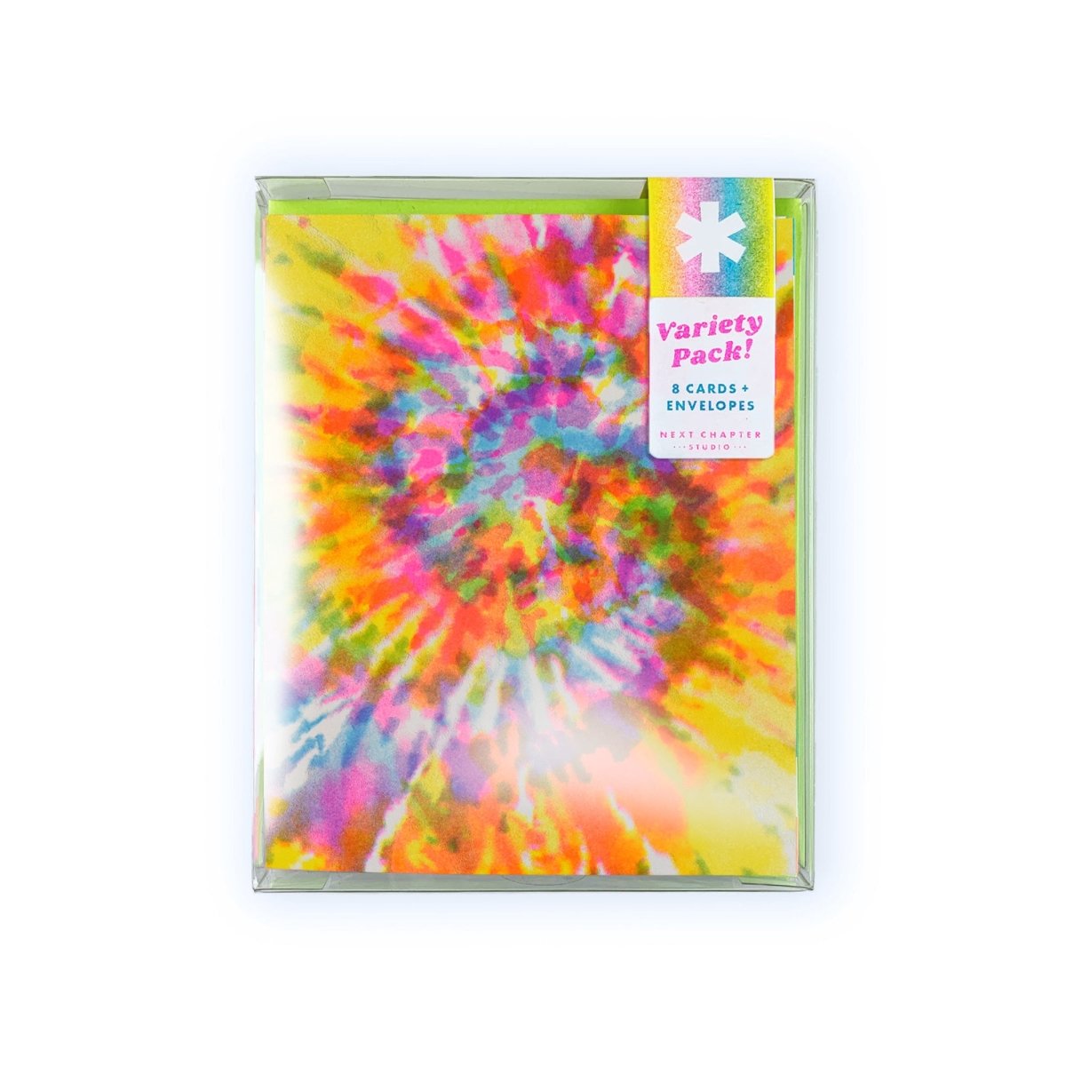 Next Chapter TieDye Variety Pack Greeting Cards (8pack) Flyby