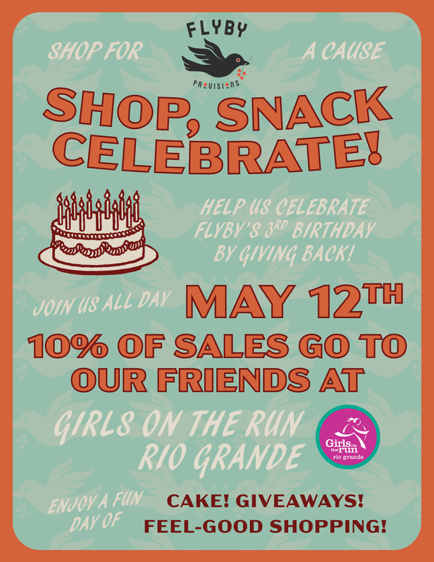 Shop, Snack, Celebrate: Girls on the Run Rio Grande + Flyby Provisions Event