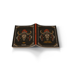 RaycoDesign — Desert Skull Kraft Layflat Notebook