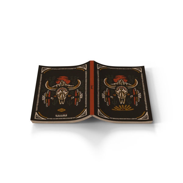 RaycoDesign — Desert Skull Kraft Layflat Notebook