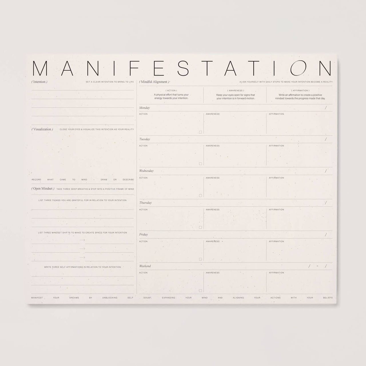 Wilde House Paper - Manifestation Pad